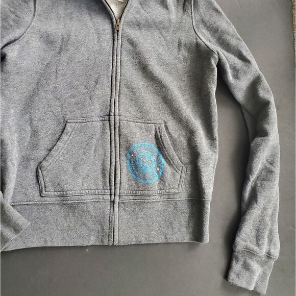 Pink Victorias Secret Grey Zip Up Jacket - Picture 5 of 9